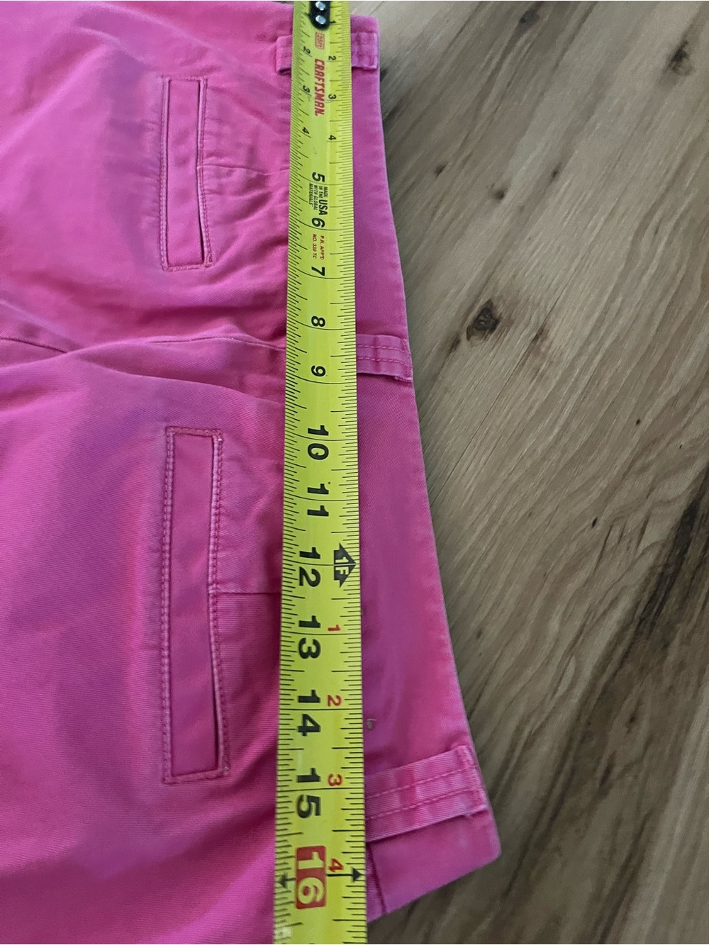 J.Crew Favorite Fit Stretch Pink Capris Size 12 - Picture 4 of 7